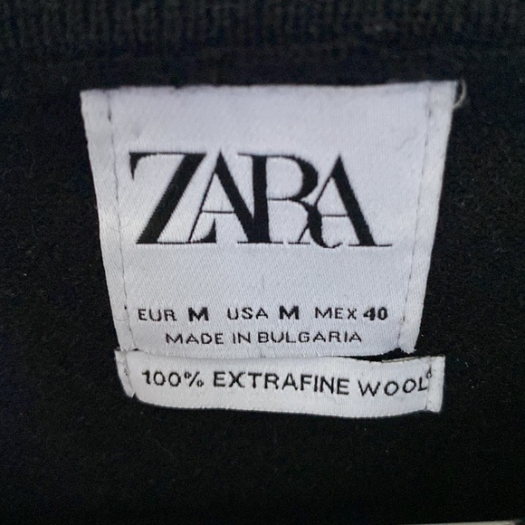 MENS ZARA BLACK SWEATER - Picture 2 of 3
